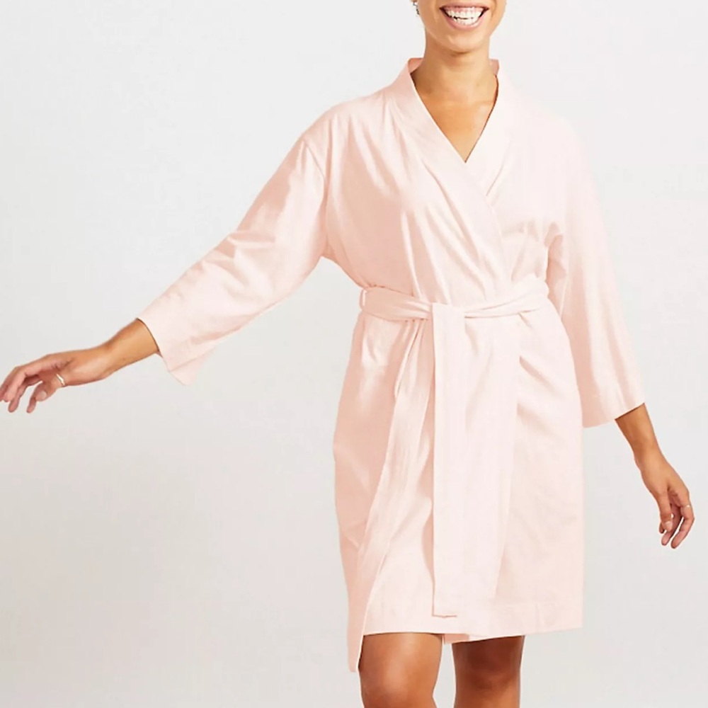 Coyuchi Women's Solstice Organic Kimono Robe L